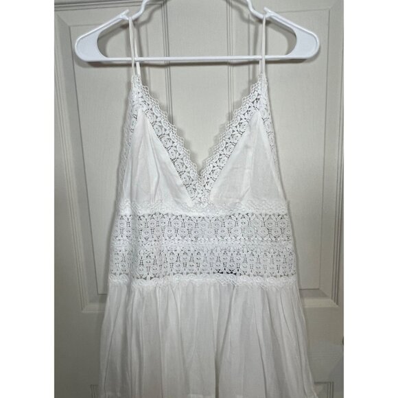 NWT AQUA Sundress Cotton Lined Flowy Dress XL Bloomindales - Picture 6 of 12